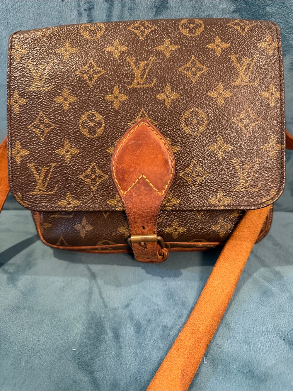 Louis Vuitton Monogram Small Messenger Bag in Brown and Tan